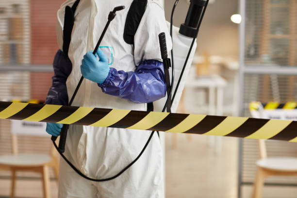 Professional Biohazard Cleanup technician working in Henderson, TN